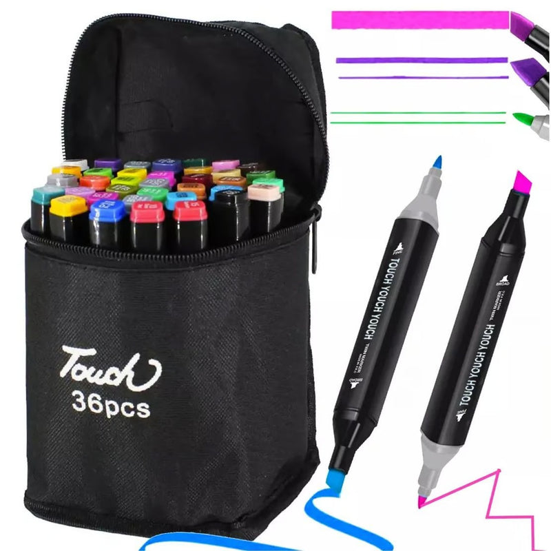 Set de Marcadores + Rollo 3m para Colorear GRATIS