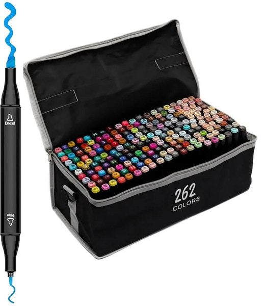 Set de Marcadores + Rollo 3m para Colorear GRATIS