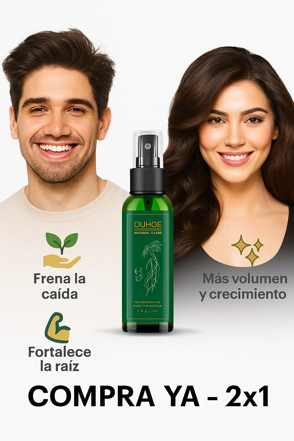 ¡Compra  1 y llévate 2! SUPER OFERTA - Tónico para el Crecimiento del Cabello