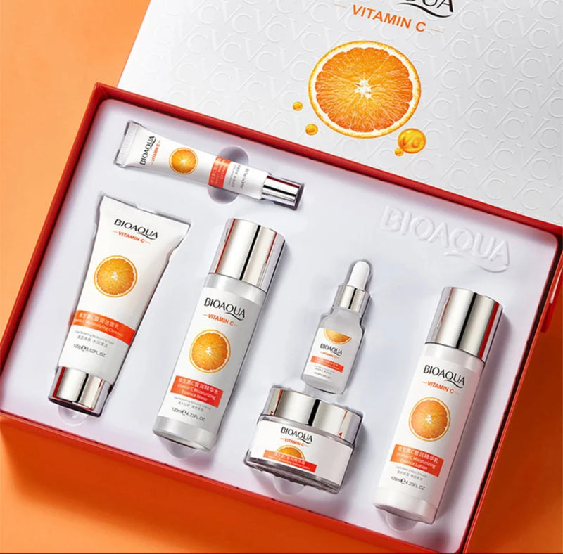 Kit x 6 Vitamina C | Tratamiento Facial Anti-Edad - BIOAQUA