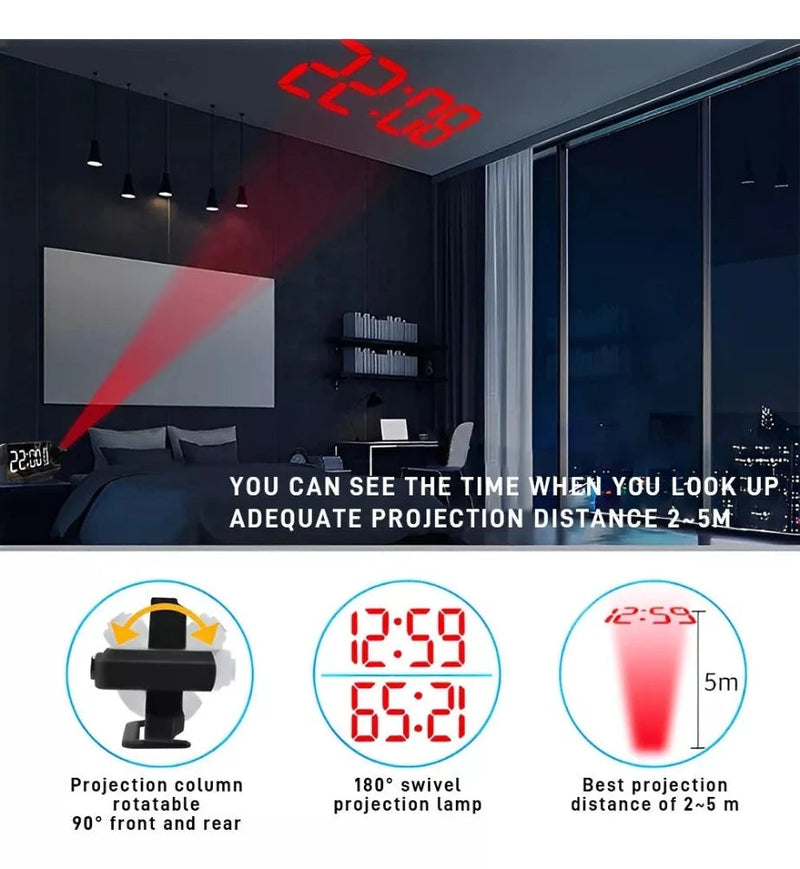 SUPER OFERTA - Reloj Proyector Digital