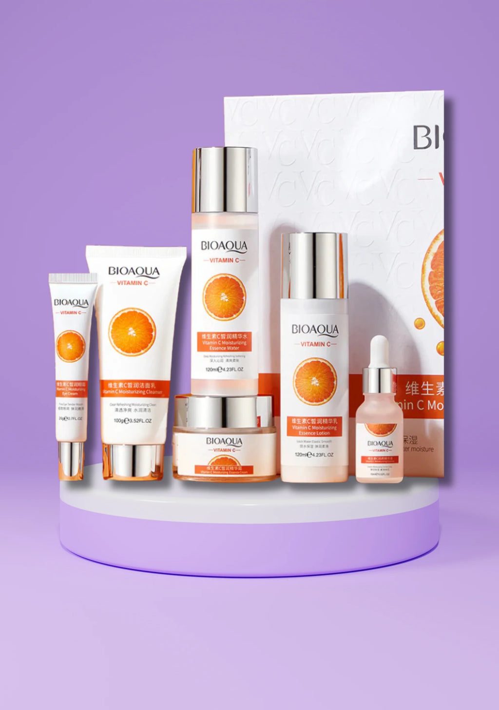 Kit x 6 Vitamina C | Tratamiento Facial Anti-Edad - BIOAQUA