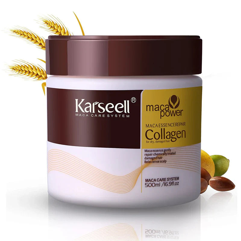 Combo 2x Mascarilla Capilar Karseell Colágeno